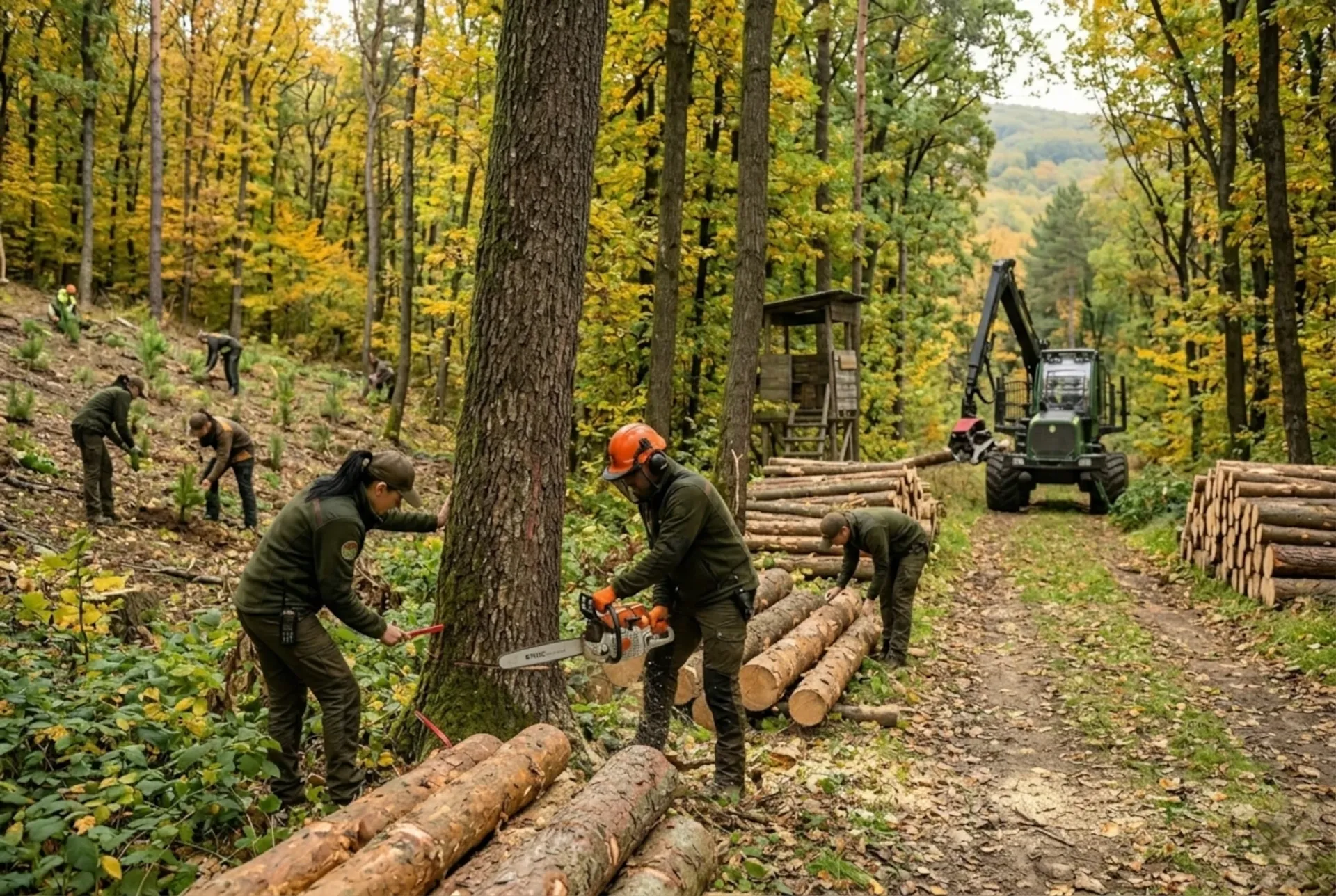 Erdőművelő-fakitermelő
