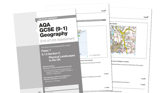 AQA GCSE Geography Unit Assessment for 3.1.3… | Geography | tutor2u