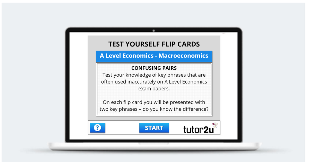 Macroeconomics Test Yourself Activity Looking At Tutor2u