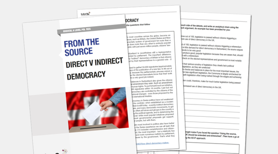 direct v indirect democracy from the source tutor2u politics indirect democracy