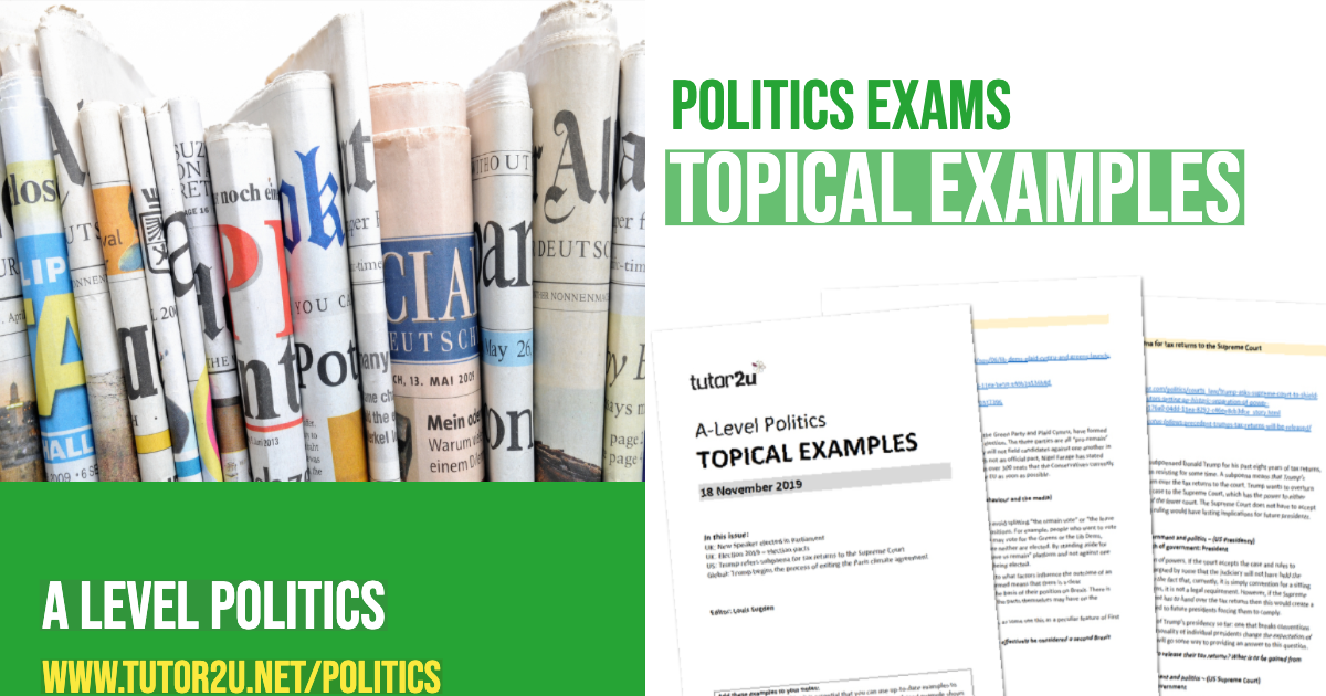 Topical Examples 10 February 2020 tutor2u