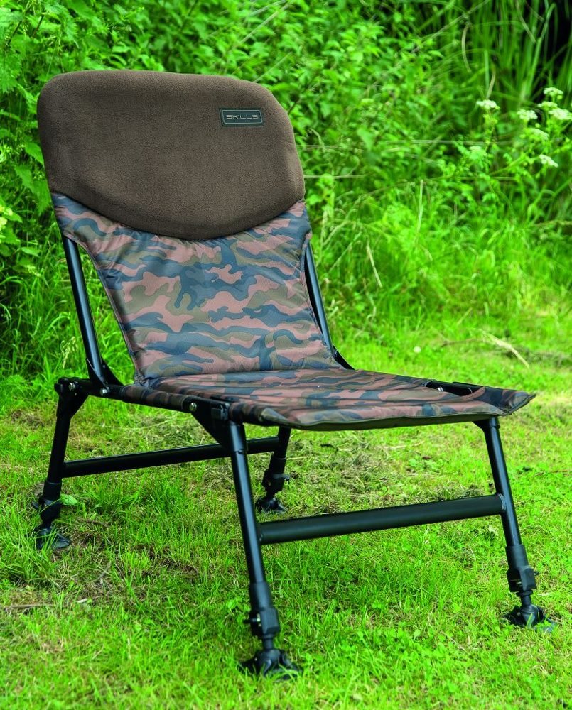 Skills Camo Carp Chair TackleBoys.co.uk