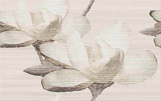 Marisol Beige Inserto Flower 25x40