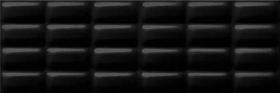 Black Glossy Pillow Structure 25x75