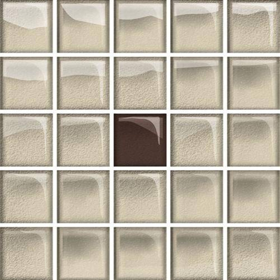 Glass Beige Brown Mosaic New A 14,8x14,8