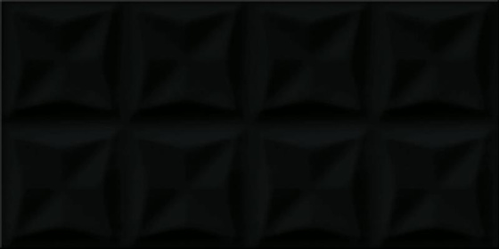 Origami Black Glossy Structure 29,7x60