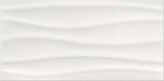 White Glossy Wave Structure 29,7x60