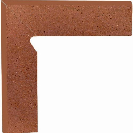 Klinkier Taurus Rosa Cokół Lewy 30x8,1