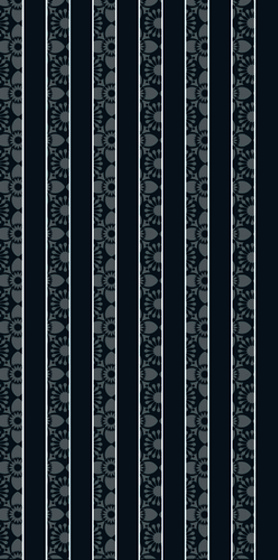 Piumetta Nero Inserto Paski 29,5x59,5