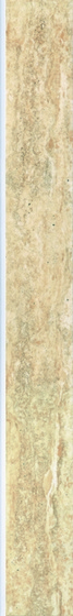 Travertino Silver Cokół Lapp 7,2x44,8