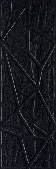 Titanium Nero Kratka Struktura 25x75
