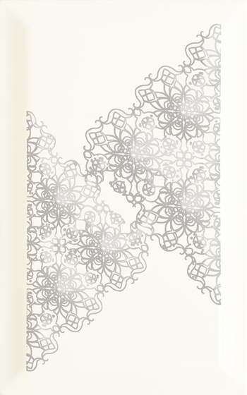 Veo Bianco Inserto Kafel Koronka 25x40