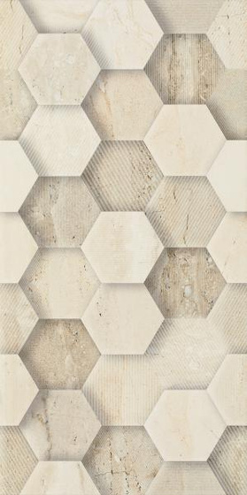 Sunlight Stone Beige Dekor Geometryk 30x60