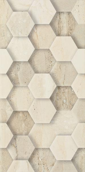 Sunlight Stone Beige Dekor Geometryk 30x60