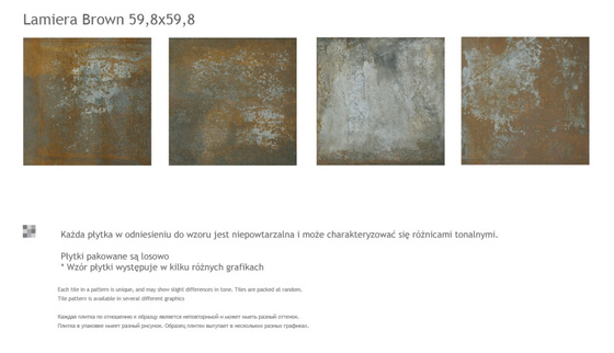 Lamiera Brown Mat 59,8x59,8