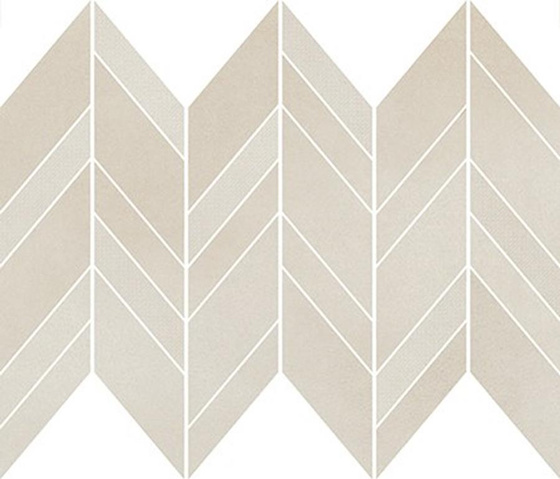 Safari Cream Chevron Mix Mosaic Matt 25,5x29,8
