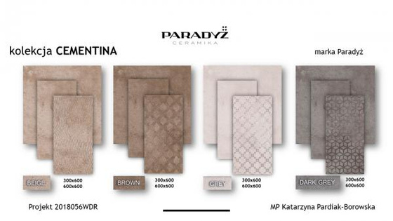 Cementina Beige Mat 30x60