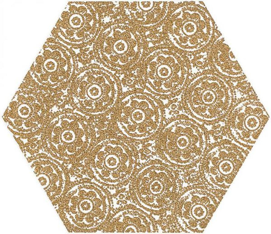Shiny Lines Gold Heksagon Inserto F 19,8x17,1