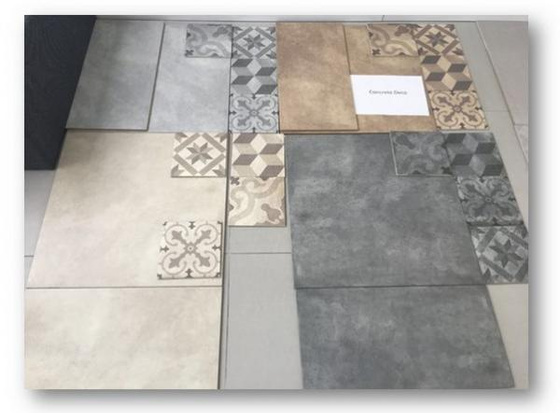 Concrete Deco Beige Decor Mat 19,8x19,8