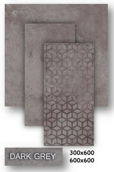 Cementina Dark Grey Mat 30x60