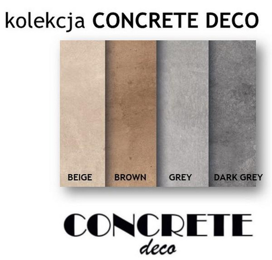 Concrete Deco Beige Mat 60x60