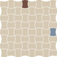Modernizm Bianco Mozaika Prasowana Mix A K 3,6x4,4 30,8x30,8