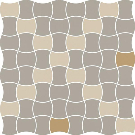 Modernizm Bianco Mozaika Prasowana Mix D K 3,6x4,4 30,8x30,8