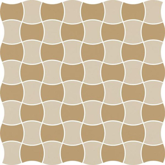 Modernizm Bianco Mozaika Prasowana Mix C K 3,6x4,4 30,8x30,8