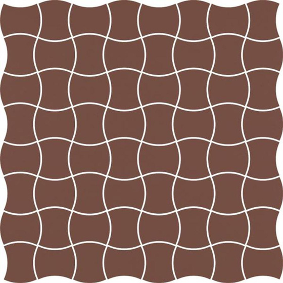 Modernizm Brown Mozaika Prasowana K 3,6x4,4 30,8x30,8