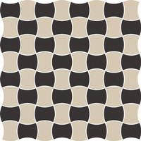 Modernizm Nero Mozaika Prasowana Mix C K 3,6x4,4 30,8x30,8
