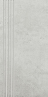 Scratch Bianco Stopnica Prosta Nacinana Półpoler 29,8x59,8