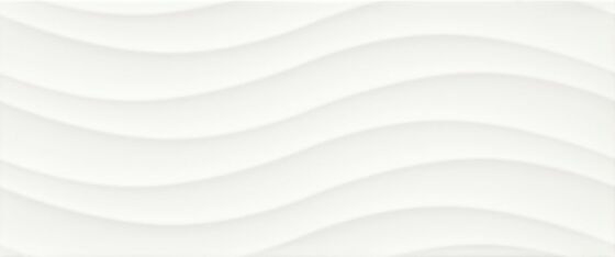 White Glossy Onda 25x60