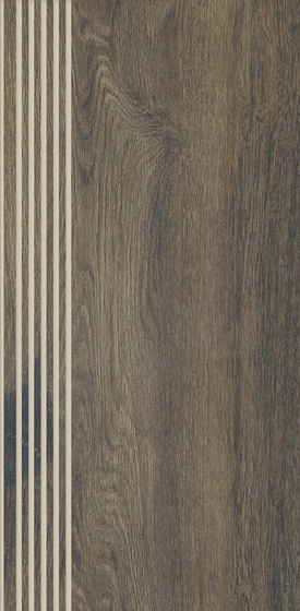 Aveiro Brown Stopnica Prosta Nacinana Mat 29,4x59,9