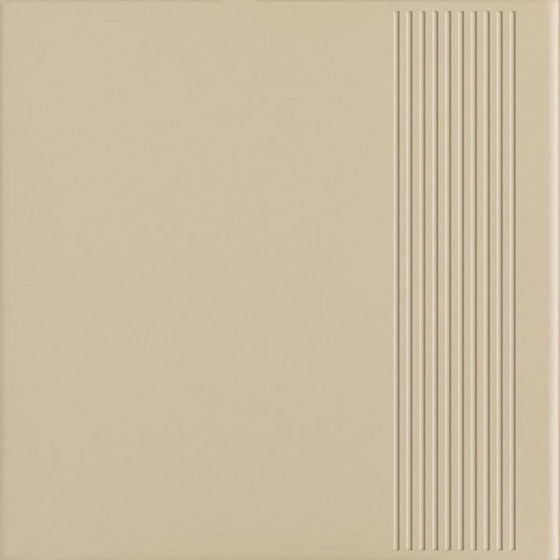 Bazo Beige Stopnica Prosta Monokolor Mat 30x30