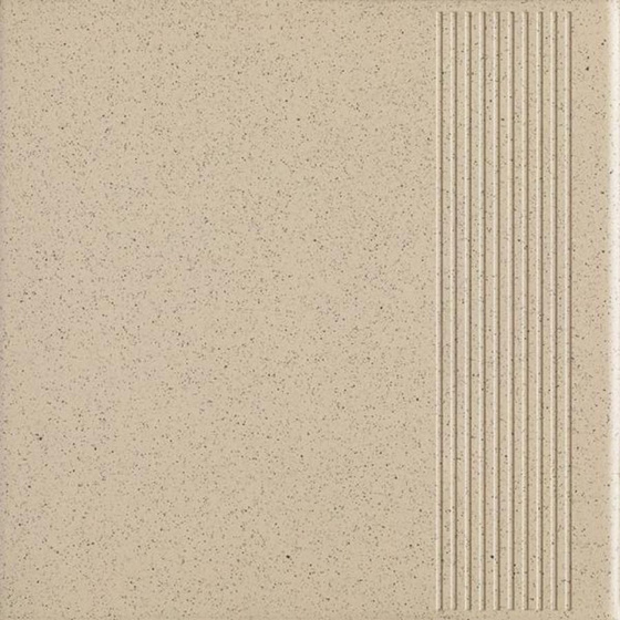 Bazo Beige Stopnica Prosta Sol-Pieprz Mat 30x30