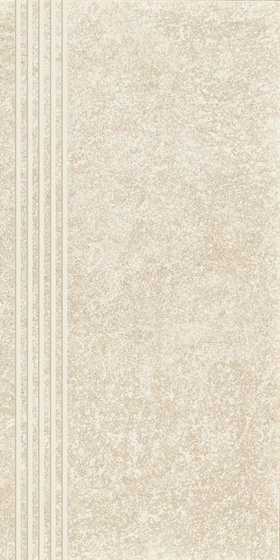 Flash Bianco Stopnica Prosta Nacinana Półpoler 30x60