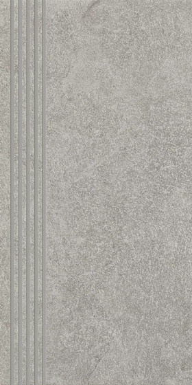 Flash Grys Stopnica Prosta Nacinana Półpoler 30x60