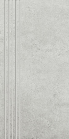 Scratch Bianco Stopnica Prosta Nacinana Mat 29,8x59,8