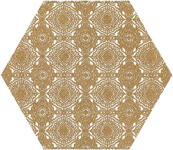Shiny Lines Gold Heksagon Inserto E 19,8x17,1