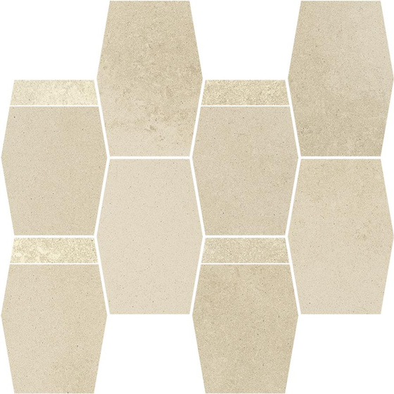 Naturstone Beige Mozaika Cięta Hexagon Mix 28,6x23,3