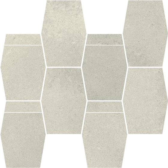 Naturstone Grys Mozaika Cięta Hexagon Mix 28,6x23,3