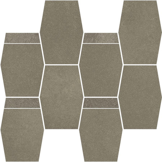 Naturstone Umbra Mozaika Cięta Hexagon Mix 28,6x23,3