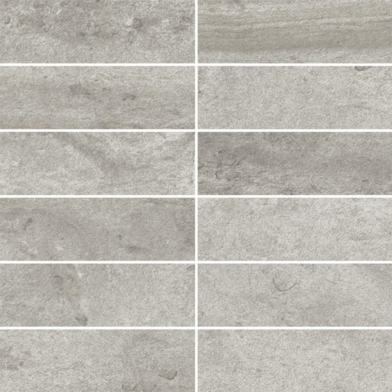 Teakstone Grys Mozaika Cięta Mat K 4,8x14,8 29,8x29,8