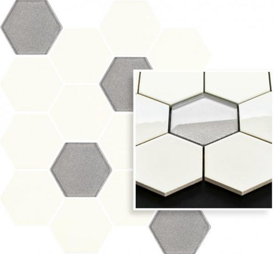 Uniwersalna Mozaika Prasowana Bianco Paradyz Hexagon Mix 22x25,5
