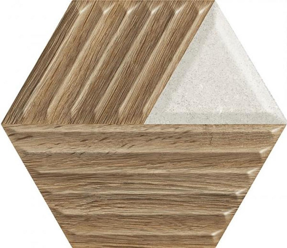 Woodskin Mix Heksagon Struktura C 19,8x17,1