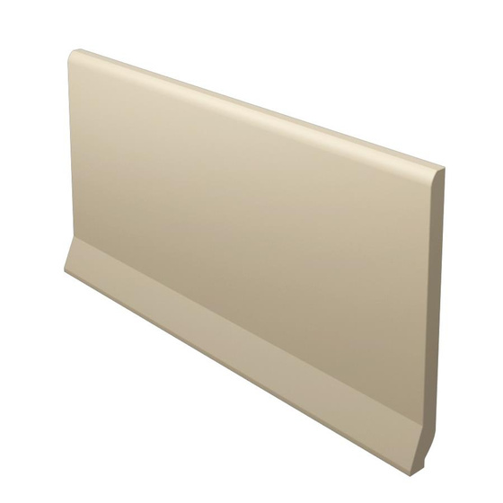 Bazo Beige Cokół Wywiniety Ostry Monokolor Mat 10x19,8