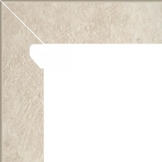 Scandiano Beige Cokół 2-El Lewy 8,1x30