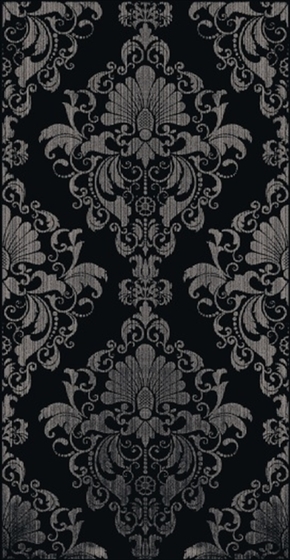 Inserto Bellicita Nero Damasco 30x60