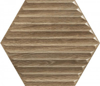 Woodskin Wood Heksagon Struktura B 19,8x17,1