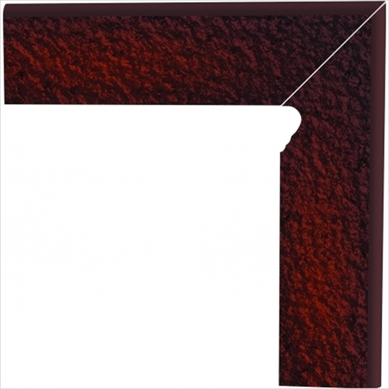 Cokół Cloud Brown Duro 2-El Prawy 8x30